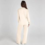 Women's Wide Leg Knit Lounge Set | Winsome_10