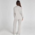 Women's Wide Leg Knit Lounge Set | Winsome_6