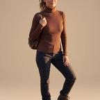 Women's Slim Fit Ribbed Turtleneck Sweater | Garsdale_1