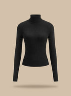 Women's Slim Fit Ribbed Turtleneck Sweater | Garsdale_8
