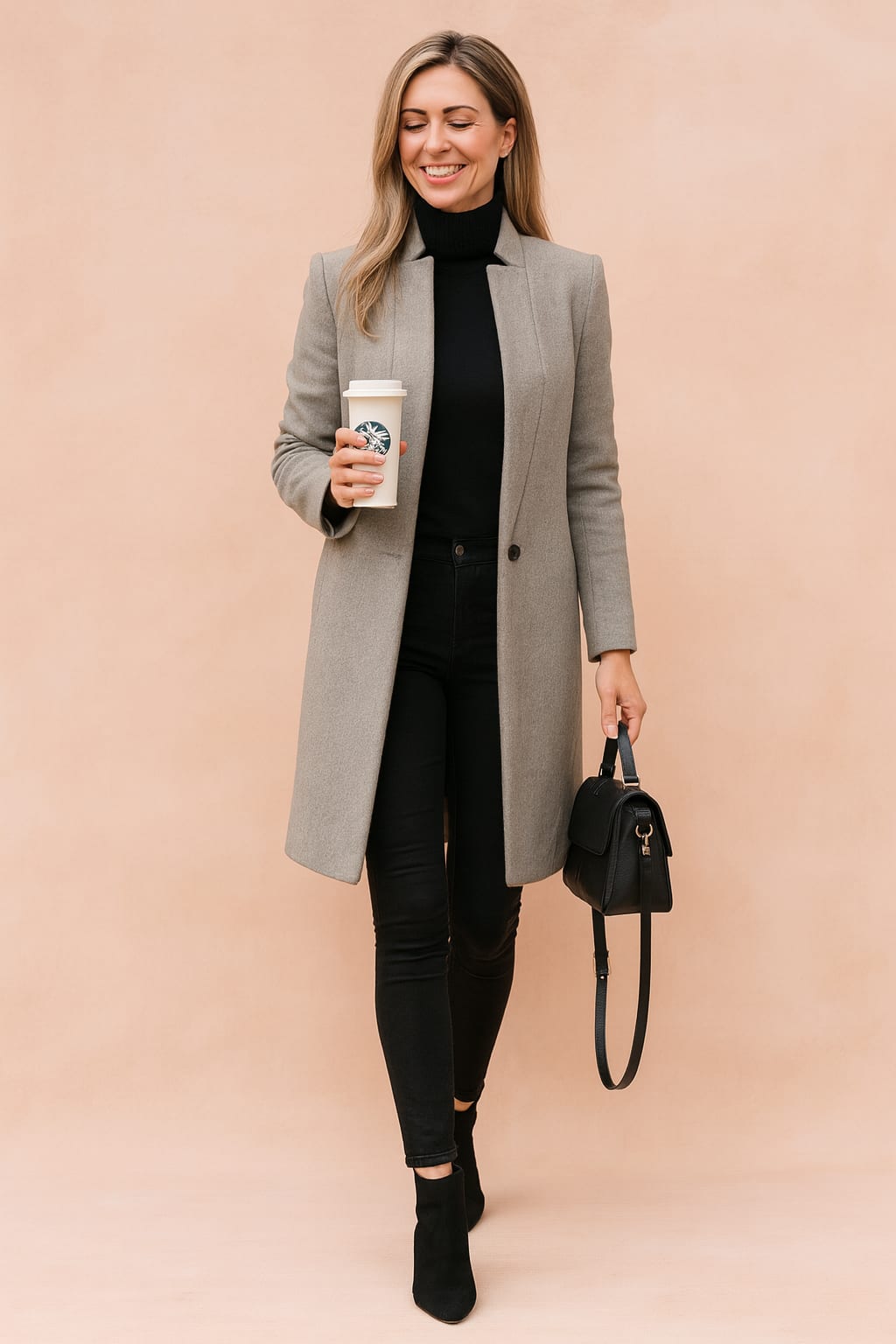 Women's Tailored Longline Coat | Zillah_2