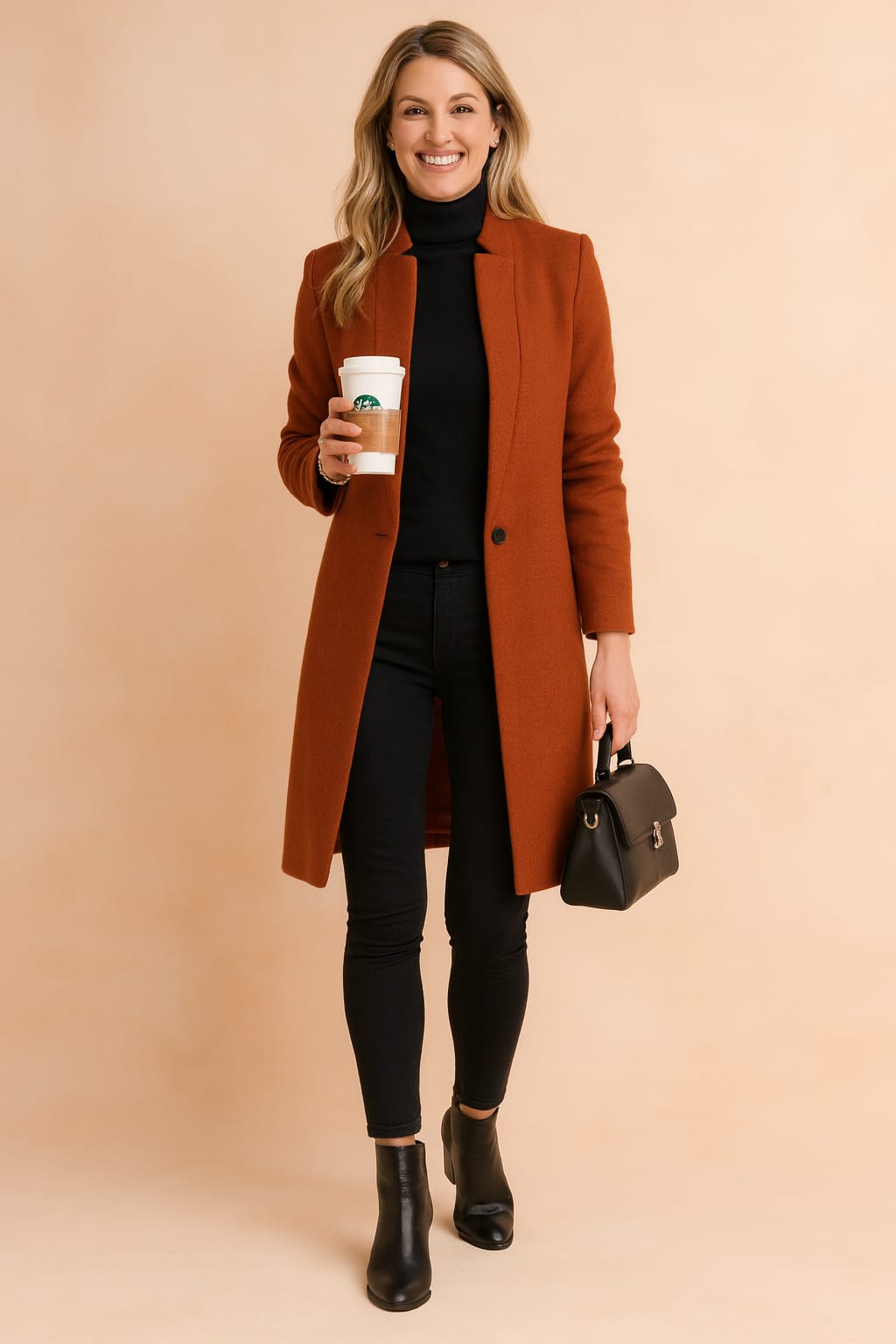 Women's Tailored Longline Coat | Zillah_3
