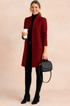 Women's Tailored Longline Coat | Zillah_4