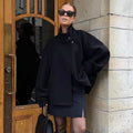 Women's Oversized Button Front Jacket | Langmere_7