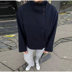 Women's Oversized Button Front Jacket | Langmere_8