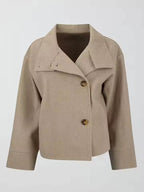 Women's Oversized Button Front Jacket | Langmere_9