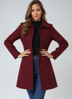 Women's Single Breasted Winter Coat | Merecroft_7