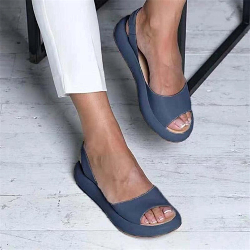 Women's Peep Toe Slingback Sandals | Yvaine_6