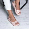 Women's Peep Toe Slingback Sandals | Yvaine_8