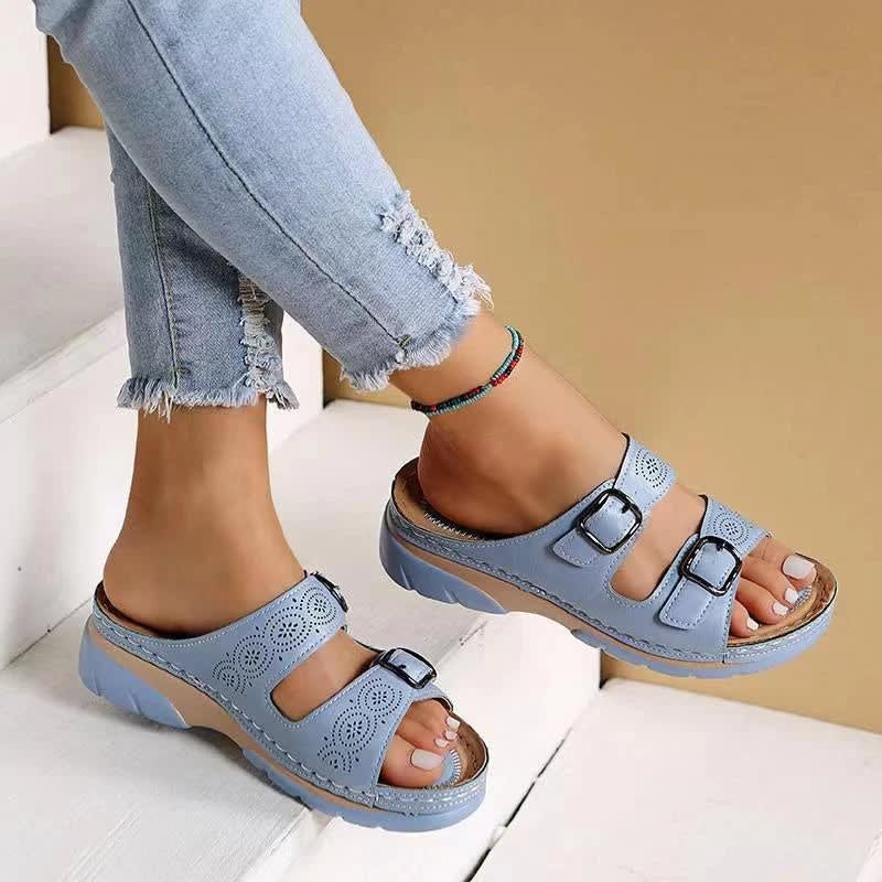 Women's Cushioned Platform Sandals | Vivian_1