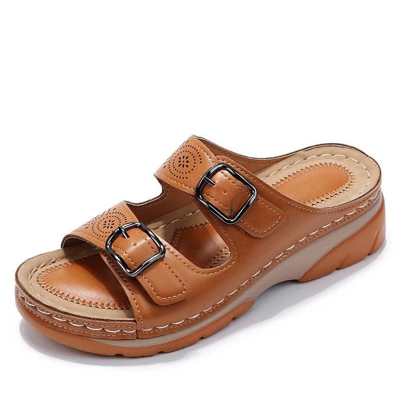 Women's Cushioned Platform Sandals | Vivian_8