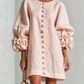 Women's Puff Sleeve Mini Dress | Winnifred_1