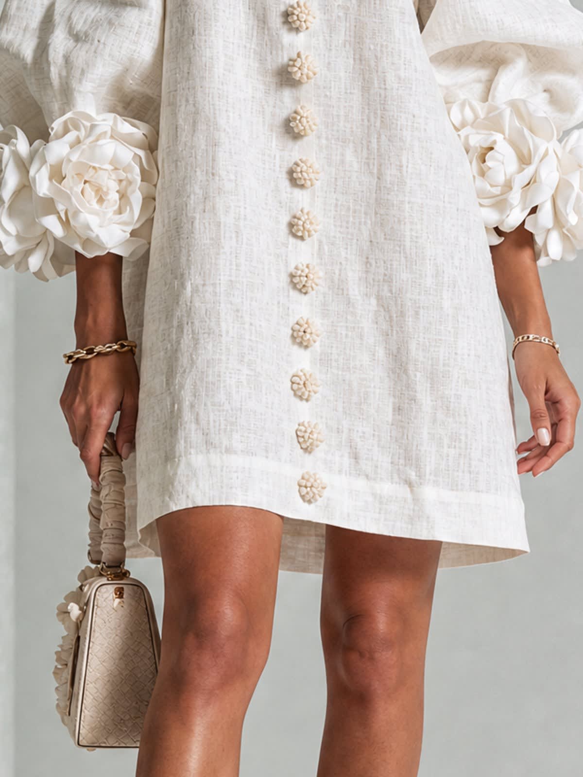 Women's Puff Sleeve Mini Dress | Winnifred_14