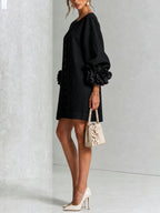 Women's Puff Sleeve Mini Dress | Winnifred_18