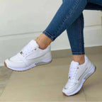 Women's Lace Up Wedge Sneakers | Florence_3