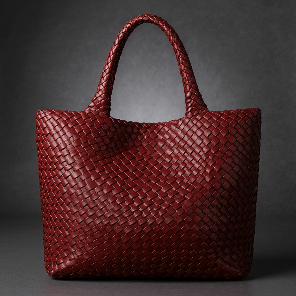 Lana Handwoven Leather Tote Bag