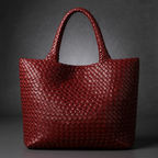 Lana Handwoven Leather Tote Bag