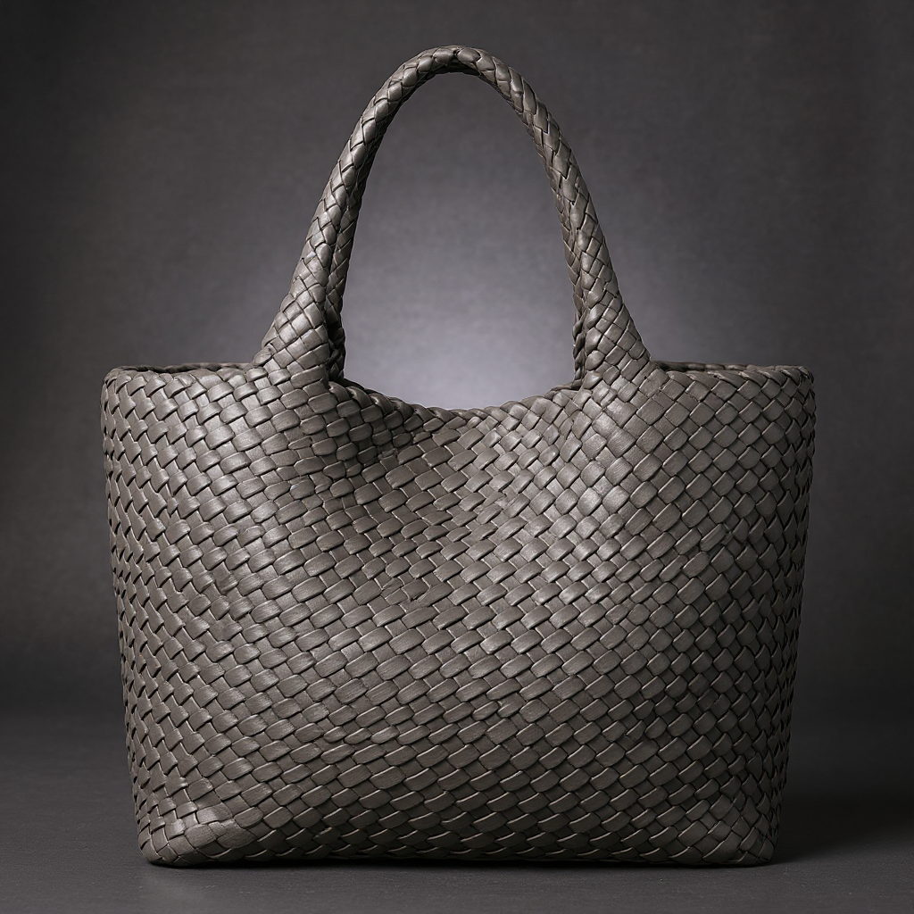 Lana Handwoven Leather Tote Bag