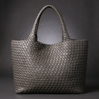 Lana Handwoven Leather Tote Bag