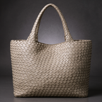 Lana Handwoven Leather Tote Bag