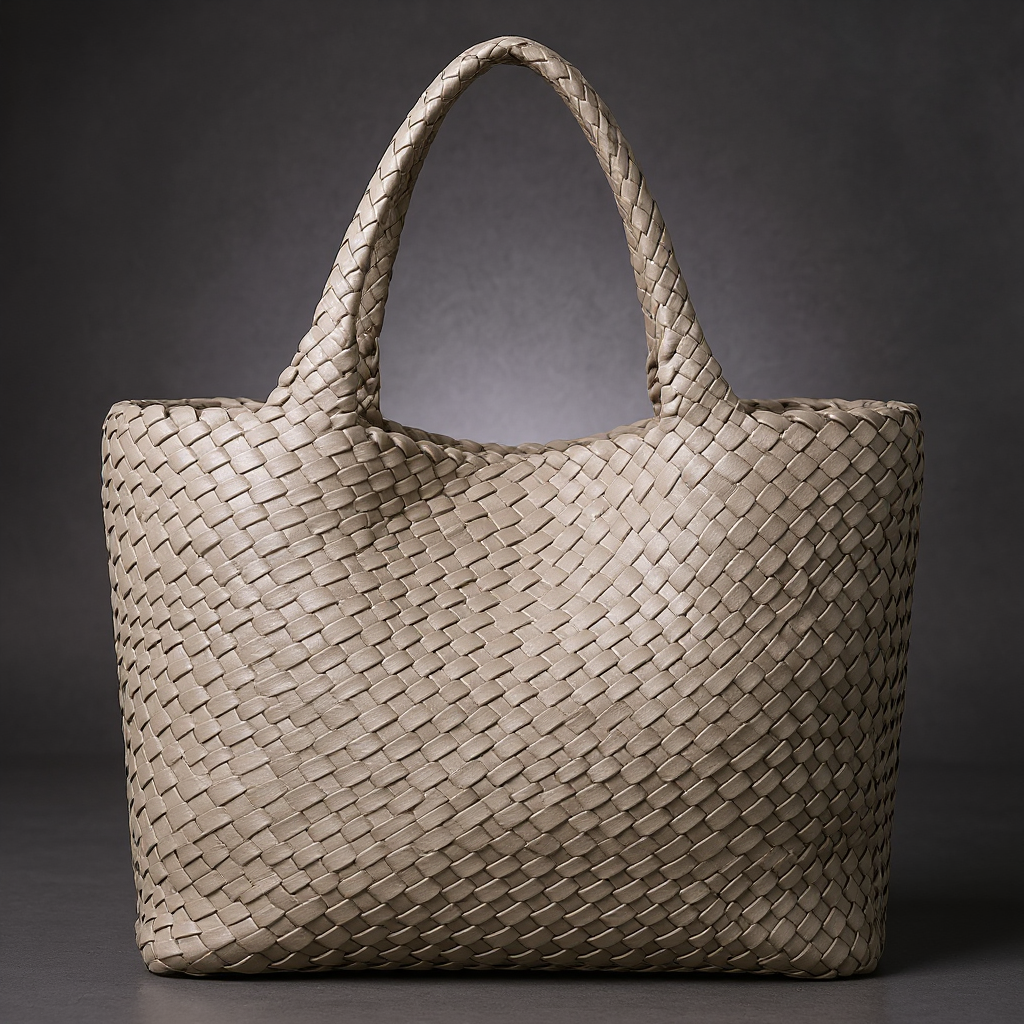 Lana Handwoven Leather Tote Bag