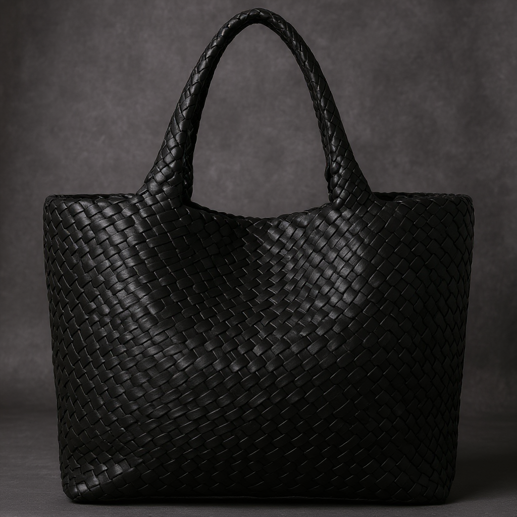 Lana Handwoven Leather Tote Bag