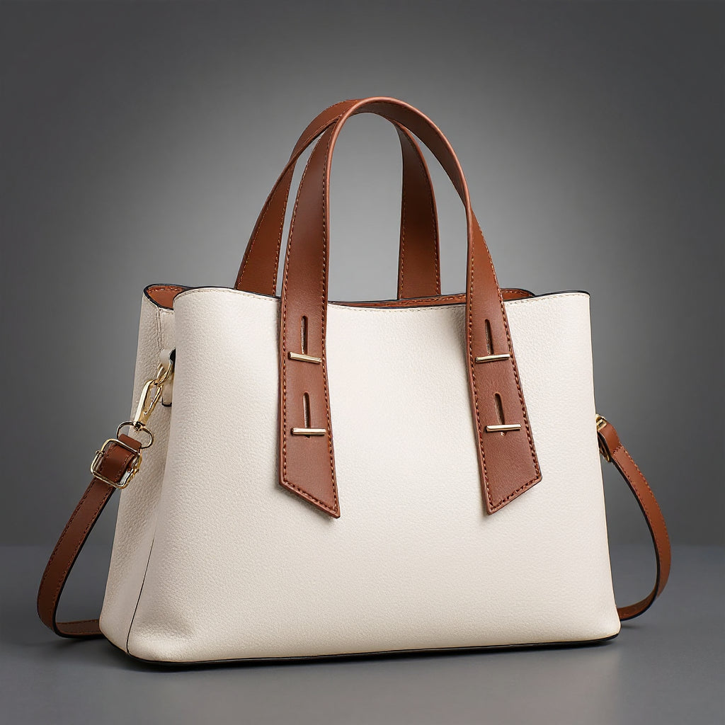 LIsa Pebbled Leather Tote Bag