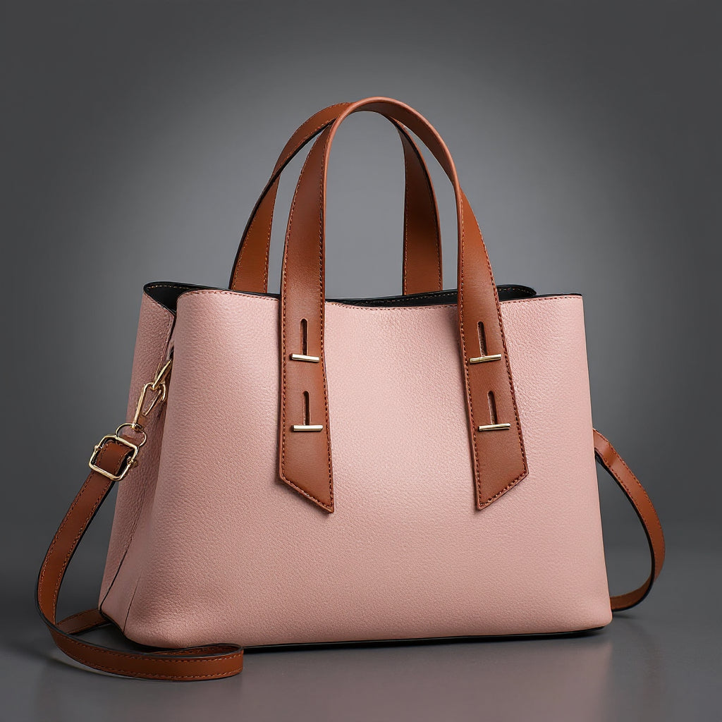LIsa Pebbled Leather Tote Bag