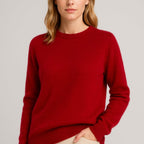 Women's Cashmere Crew Neck Sweater | Maitland_1