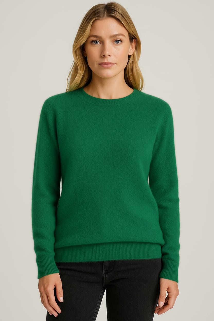 Women's Cashmere Crew Neck Sweater | Maitland_2