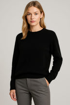 Women's Cashmere Crew Neck Sweater | Maitland_4