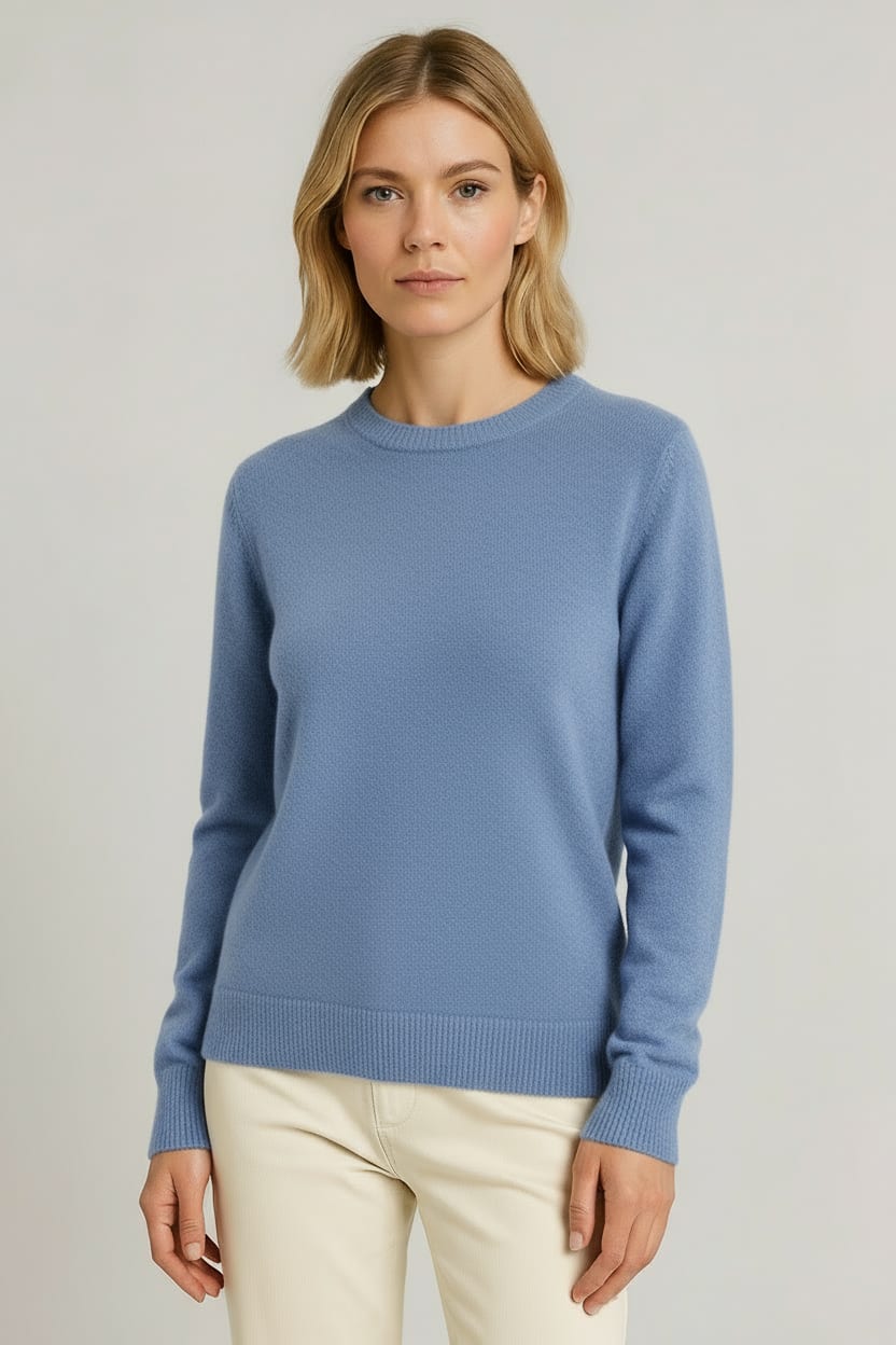 Women's Cashmere Crew Neck Sweater | Maitland_5