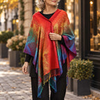 Women's Gradient Fringe Scarf | Isadora_4