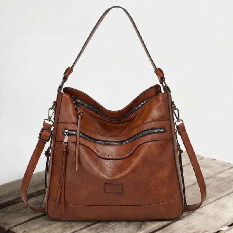 Women's Leather Convertible Shoulder Bag | Elmswell_1