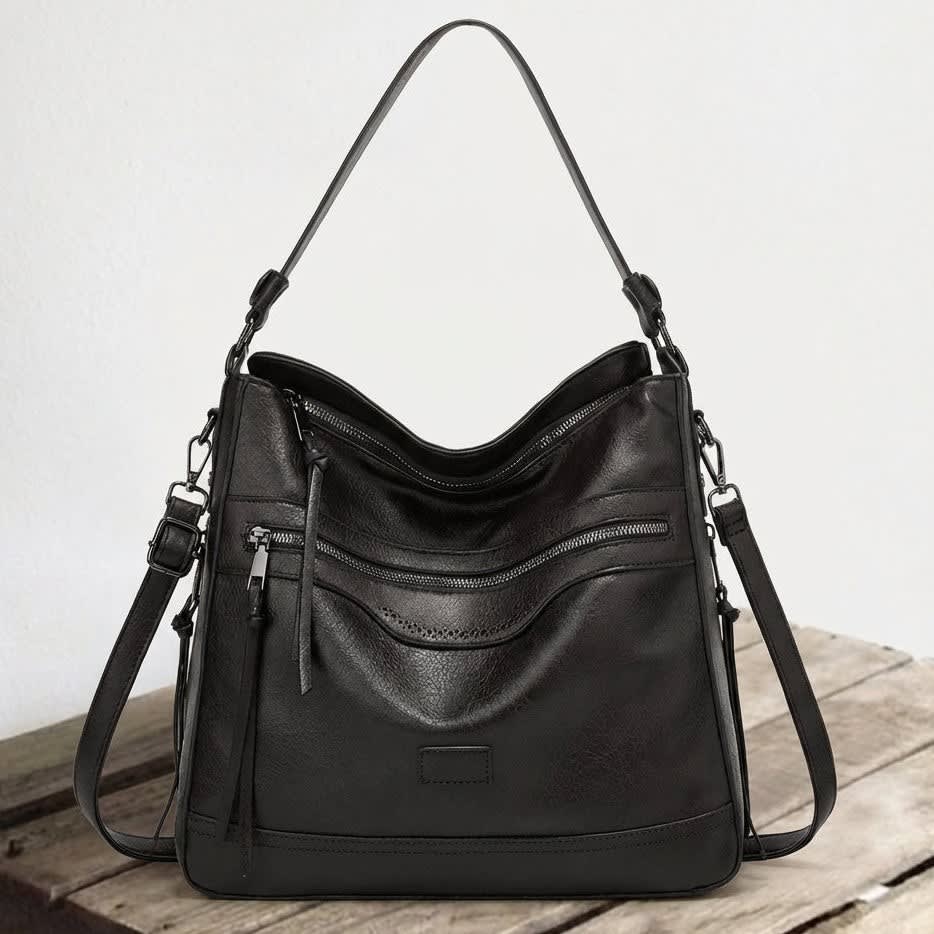 Women's Leather Convertible Shoulder Bag | Elmswell_2