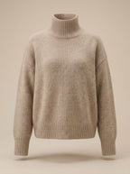 Women's Oversized Turtleneck Sweater | Elmsworth_5
