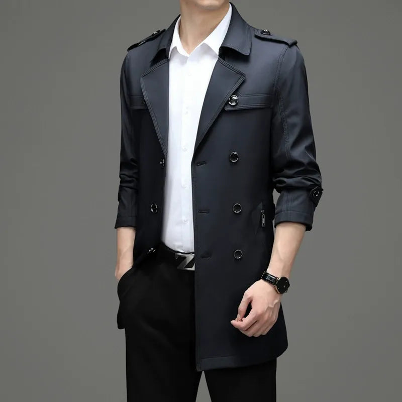 Branford Mens Trench Coat