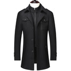 Sebastien Mens Trench Coat