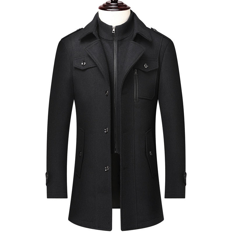 Sebastien Mens Trench Coat