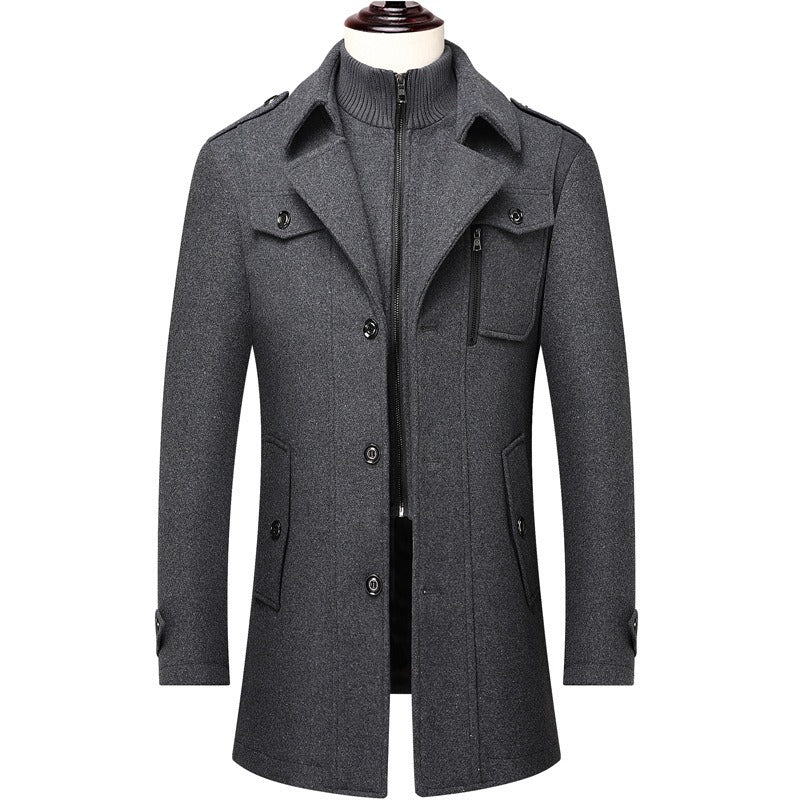 Sebastien Mens Trench Coat