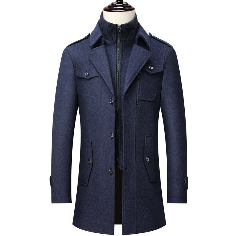 Sebastien Mens Trench Coat