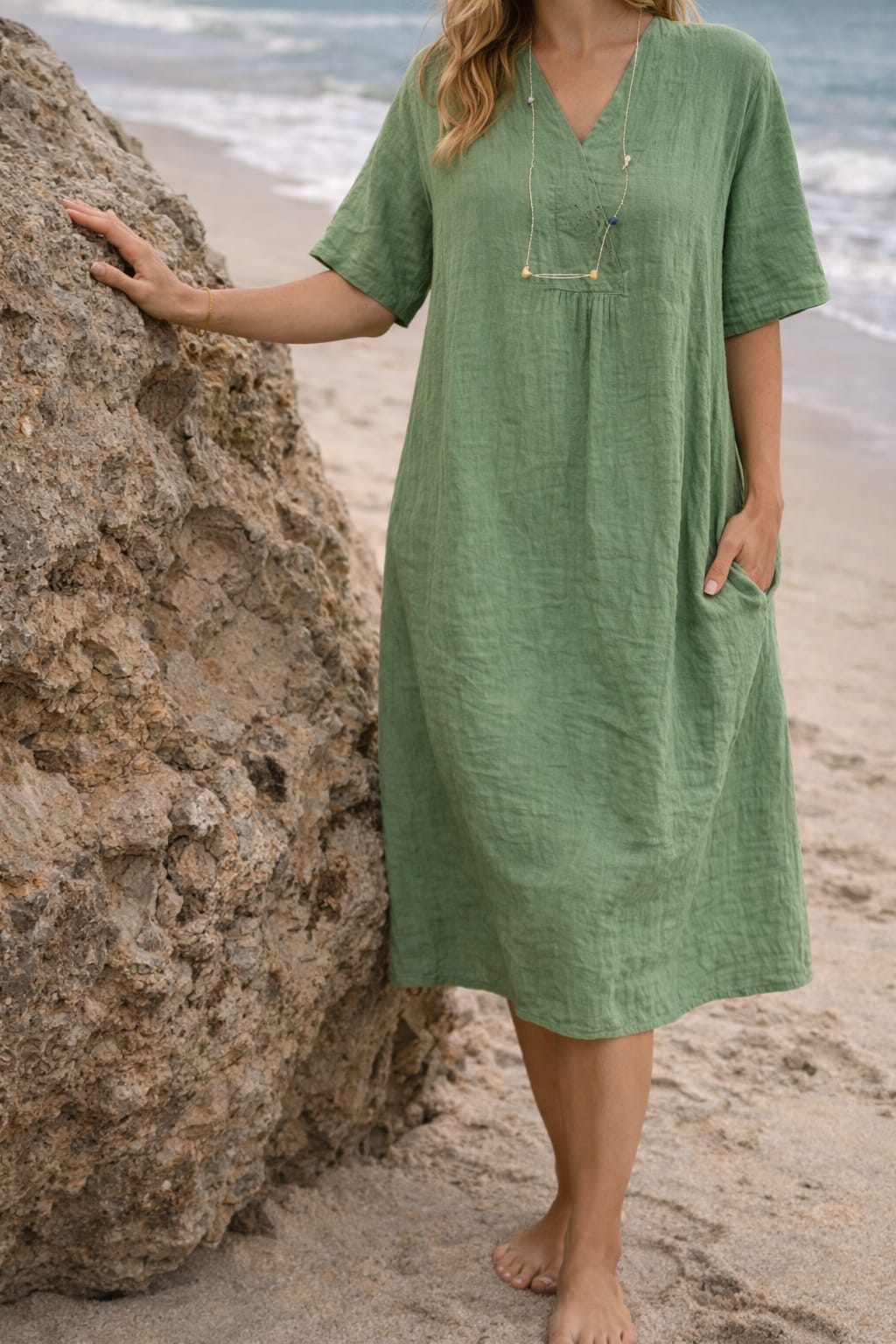 Women's Relaxed Fit Kaftan Dress | Farrington_2