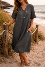 Women's Relaxed Fit Kaftan Dress | Farrington_3