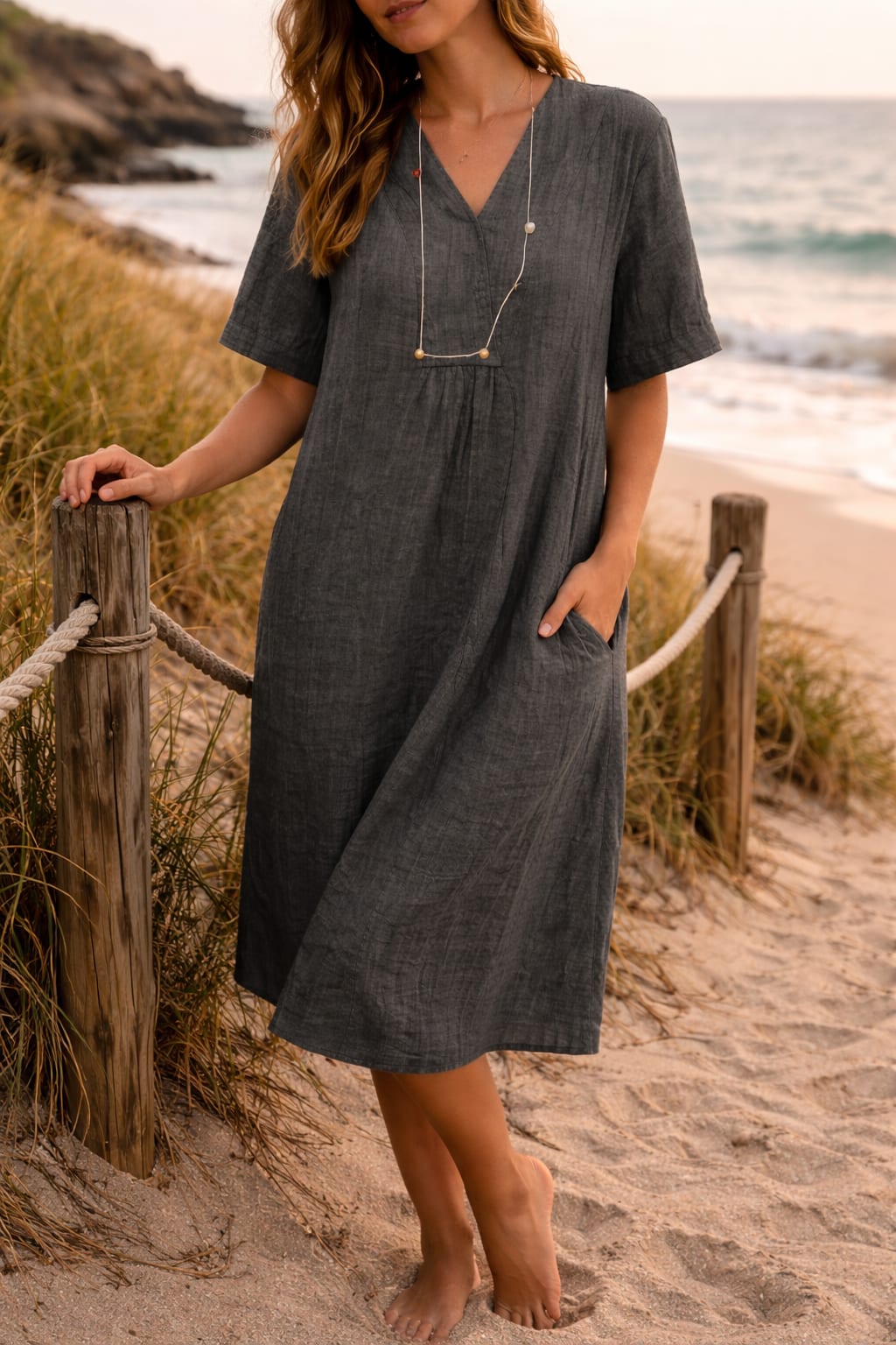 Women's Relaxed Fit Kaftan Dress | Farrington_3