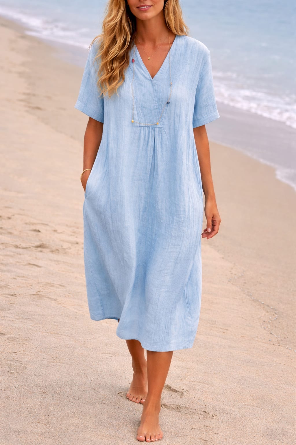 Women's Relaxed Fit Kaftan Dress | Farrington_4