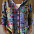 Women's Printed Hooded Cardigan | Marcella_1