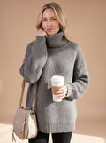 Women's Chunky Knit Turtleneck Sweater | Farrington_2