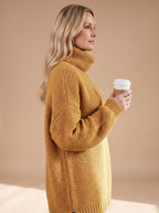 Women's Chunky Knit Turtleneck Sweater | Farrington_3