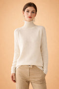 Women's Turtleneck Knit Sweater | Katriona_1