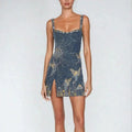 Women's Embellished Evening Mini Dress | Cassandra_1